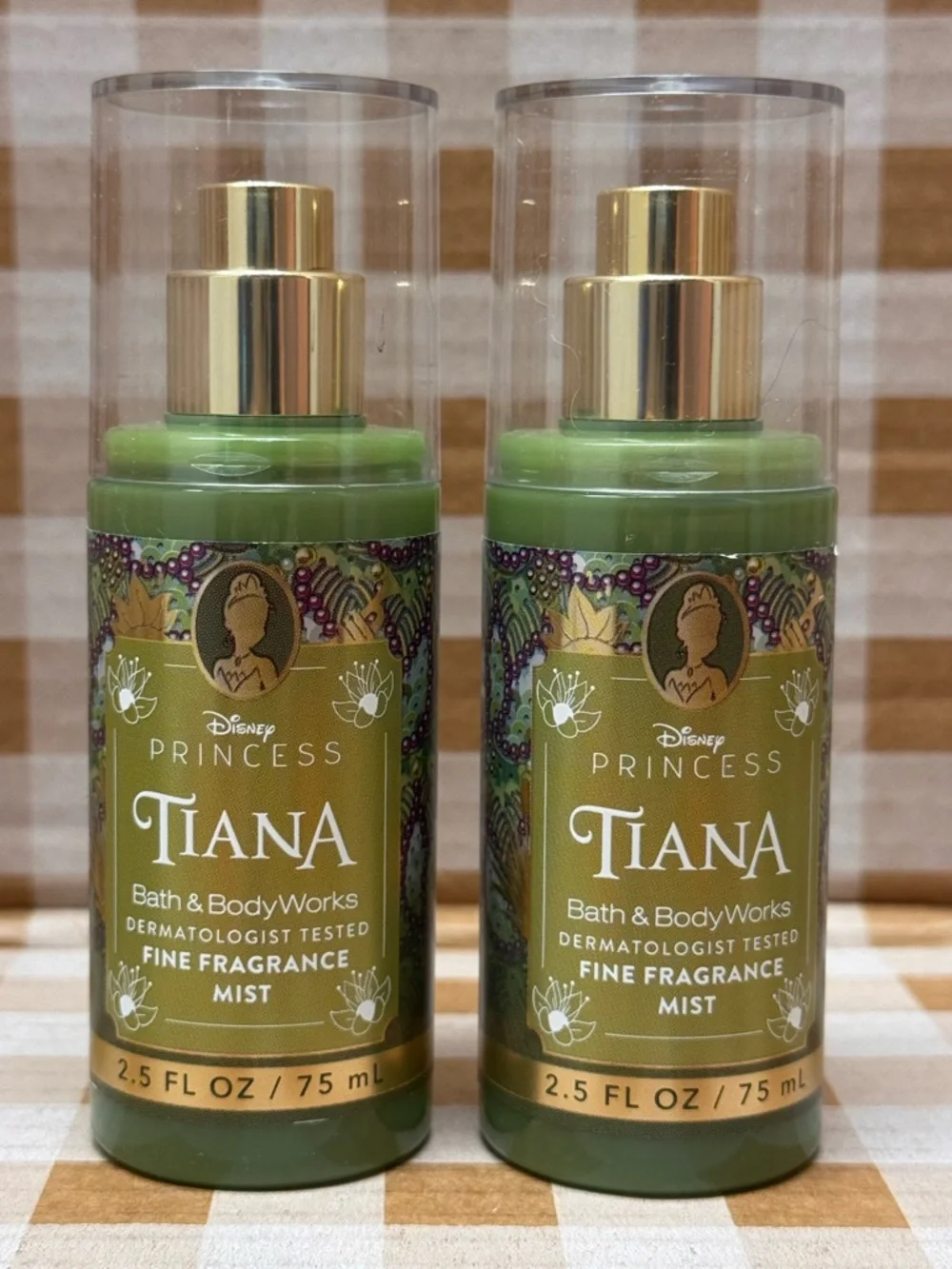 NEW B&BW (2) Tiana Disney Princess Travel size fragrance set